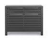 Bizzotto Cabinet de gradina / terasa din aluminiu, cu 2 usi, Atlantic Antracit, l90xA55xH70 cm