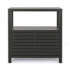 Bizzotto Cabinet de gradina / terasa din aluminiu, cu 2 usi, Atlantic Antracit, l90xA55xH90 cm