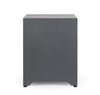 Bizzotto Cabinet de gradina / terasa din metal, Wolke Gri Inchis, l41xA41xH53,3 cm