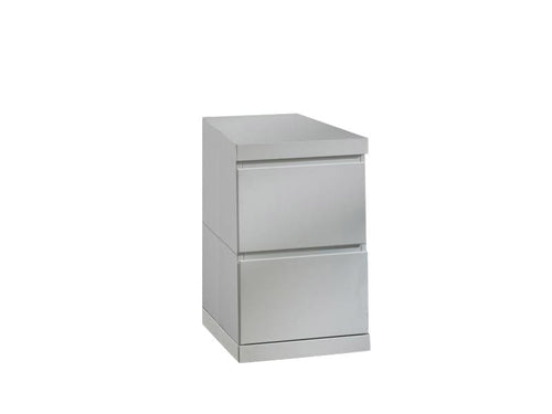 Vipack Cabinet din lemn de pin si MDF cu 2 sertare, pentru copii si tineret Lara Alb, l40xA60xH65,5 cm