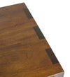 Moycor Cabinet din lemn si furnir, cu 4 sertare si 2 usi, Flamingo Right Nuc, l100xA32xH100 cm
