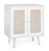 Bizzotto Cabinet din MDF, cu 2 usi Montiel Ivoir / Natural, l60xA34,5xH67 cm