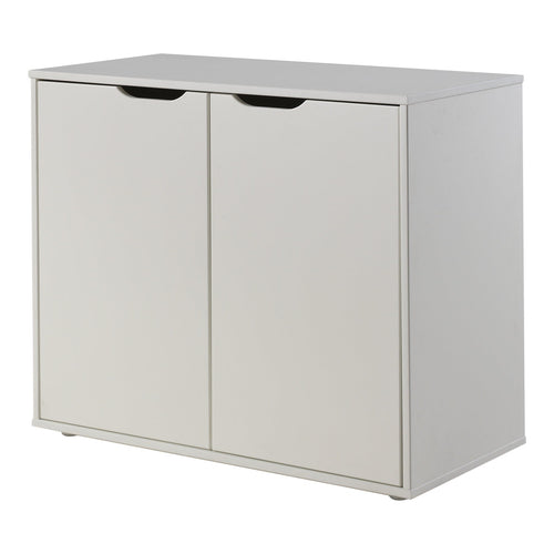 Vipack Cabinet din MDF cu 2 usi, pentru copii Pino Alb, l85,5xA43,3xH71,8 cm