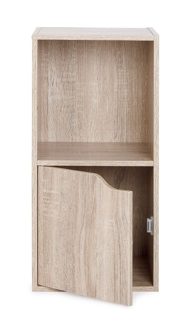 Bizzotto Cabinet din pal, cu 1 usa, Maelle Stejar Sonoma, l30xA29xH61 cm