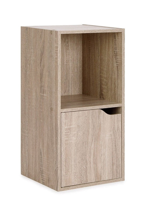 Bizzotto Cabinet din pal, cu 1 usa, Maelle Stejar Sonoma, l30xA29xH61 cm