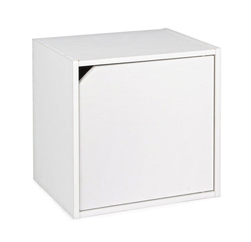 Bizzotto Cabinet modular din MDF, cu 1 usa, Composite Alb, l35xA29,2xH35 cm