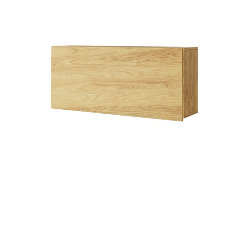 Lenart Cabinet suspendat din pal, cu 1 usa, pentru copii si tineret, Teen Flex TF12 Natural, l102xA27xH45 cm