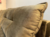 Puszman Canapea Extensibila, 3 Locuri, Lada de Depozitare, tapitata cu stofa, Perne Incluse, Osaka Verde Olive, l233xA103xH90 cm