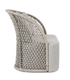 Bizzotto Canapea fixa pentru gradina / terasa, din aluminiu tapitata cu stofa, 2 locuri, Cuyen Bej, l150xA81xH93 cm