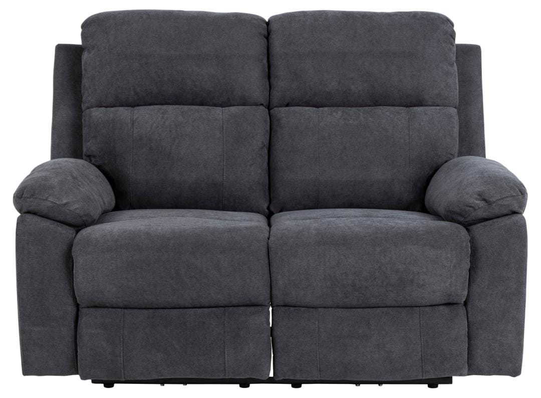 Actona Canapea Recliner 2 Locuri, tapitata cu stofa, Mora Gri Inchis, l143,5xA95xH98 cm