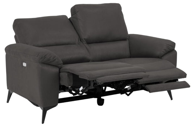 Actona Canapea Recliner 2 Locuri, tapitata cu stofa, Rana Gri, l158xA99xH103 cm