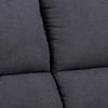 Actona Canapea Recliner 3 Locuri, tapitata cu stofa, Sabia Gri Inchis, l190xA90xH101 cm