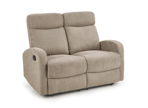 Halmar Canapea Recliner tapitata cu stofa, 2 locuri, Osmond 2S Bej, l128xA95xH100 cm