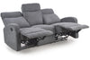 Canapea Recliner tapitata cu stofa, 3 locuri Oslo 3S Gri, l180xA95xH100 cm (4)