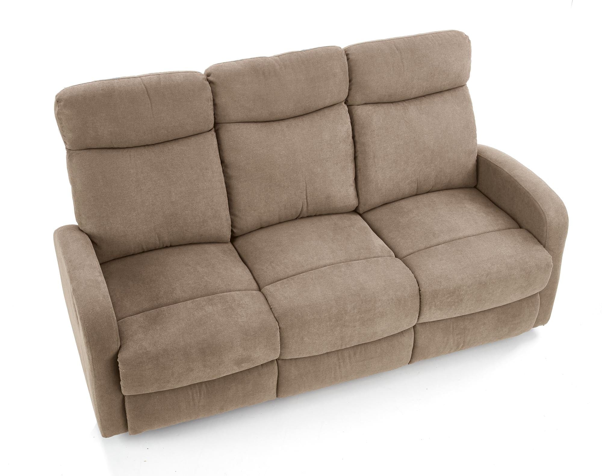 Canapea Recliner tapitata cu stofa, 3 locuri Osmond 3S Bej, l180xA95xH100 cm (6)