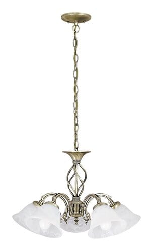 RabaLux Candelabru Beckworth 7135 Bronz / Alb