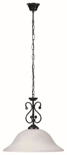 RabaLux Candelabru Dorothea 7776 Negru Mat / Alb