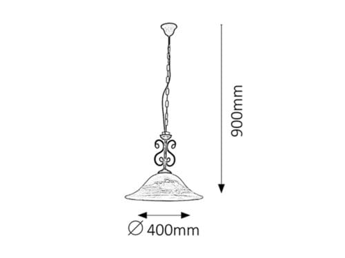 RabaLux Candelabru Dorothea 7776 Negru Mat / Alb