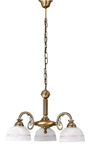 RabaLux Candelabru Flossi 8813 Bronz / Alb