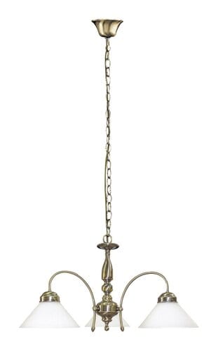 Candelabru Marian 2703 Bronz / Alb