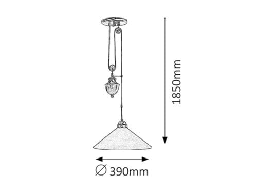 RabaLux Candelabru Marian 2706 Bronz / Alb