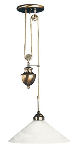 RabaLux Candelabru Marian 2706 Bronz / Alb