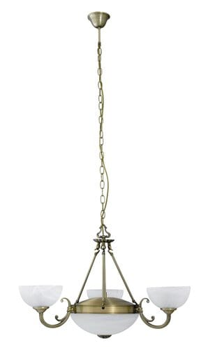 Candelabru Marlene 8543 Bronz / Alb - SomProduct Romania