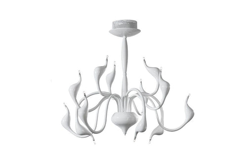 Azzarddo Candelabru Snake Alb, AZ0045