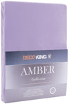 Cearceaf din bumbac cu elastic, Amber Lila - SomProduct Romania