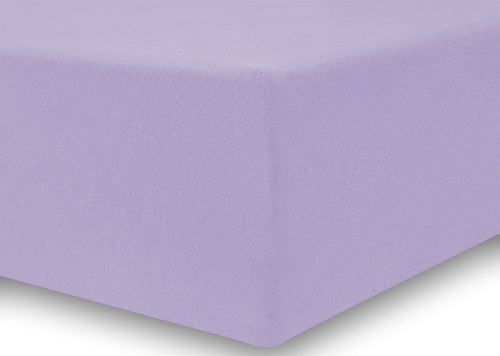 Decoking 200 x 200 cm Cearceaf din bumbac cu elastic, Amber Violet