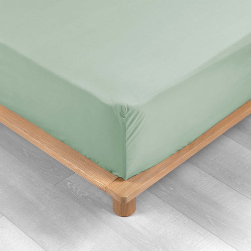 Cearceaf din bumbac cu elastic, Percaline Verde Mint & UFR-FITTED-SHEET-PERCALINE-SAUGE