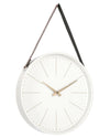 Bizzotto Ceas de perete Timely Alb, L66xl40 cm