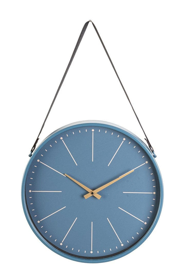 Bizzotto Ceas de perete Timely Albastru, L66xl40 cm