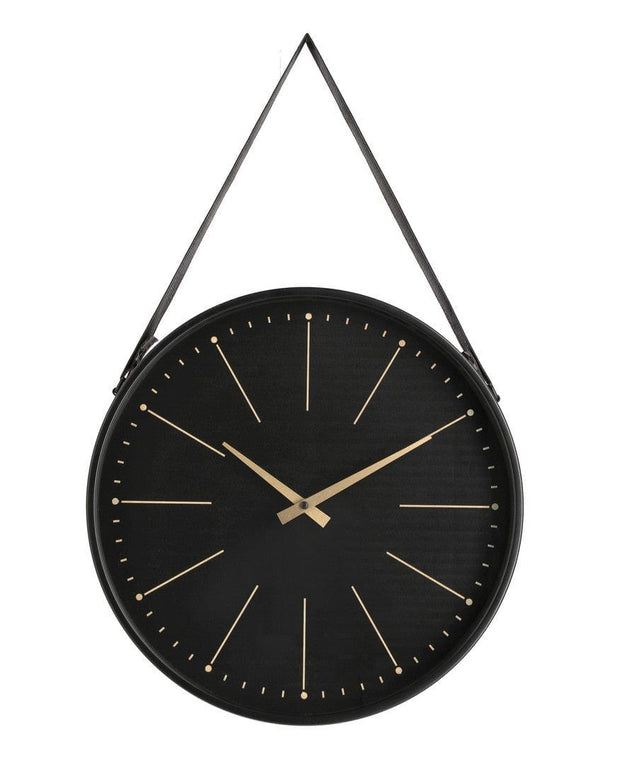 Bizzotto Ceas de perete Timely Negru, L66xl40 cm