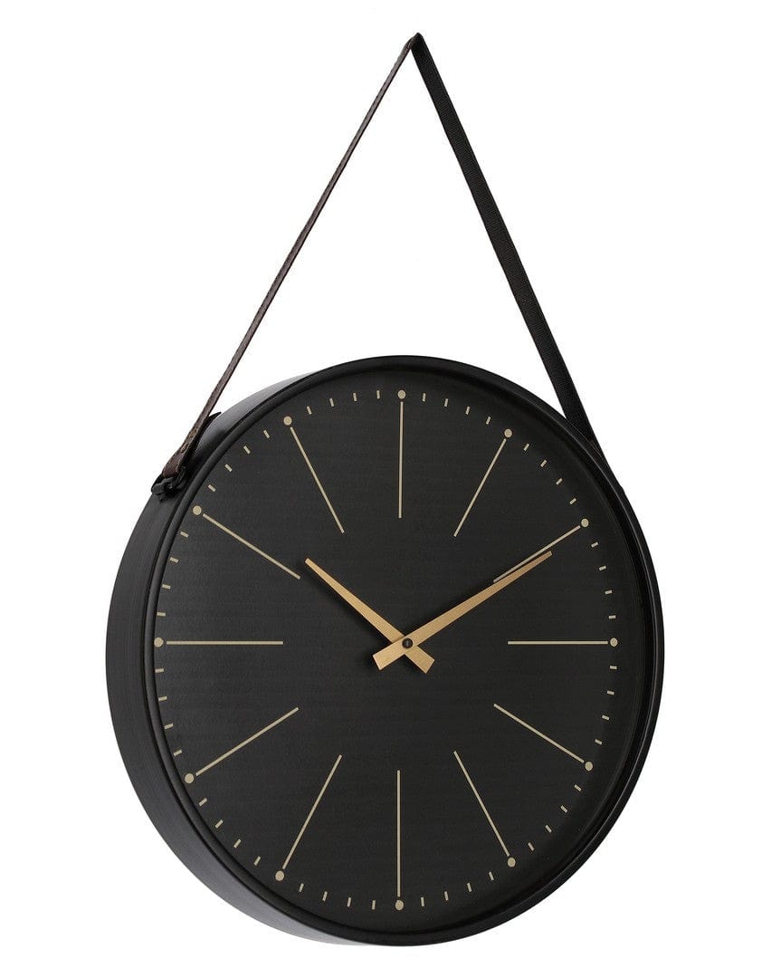 Bizzotto Ceas de perete Timely Negru, L66xl40 cm