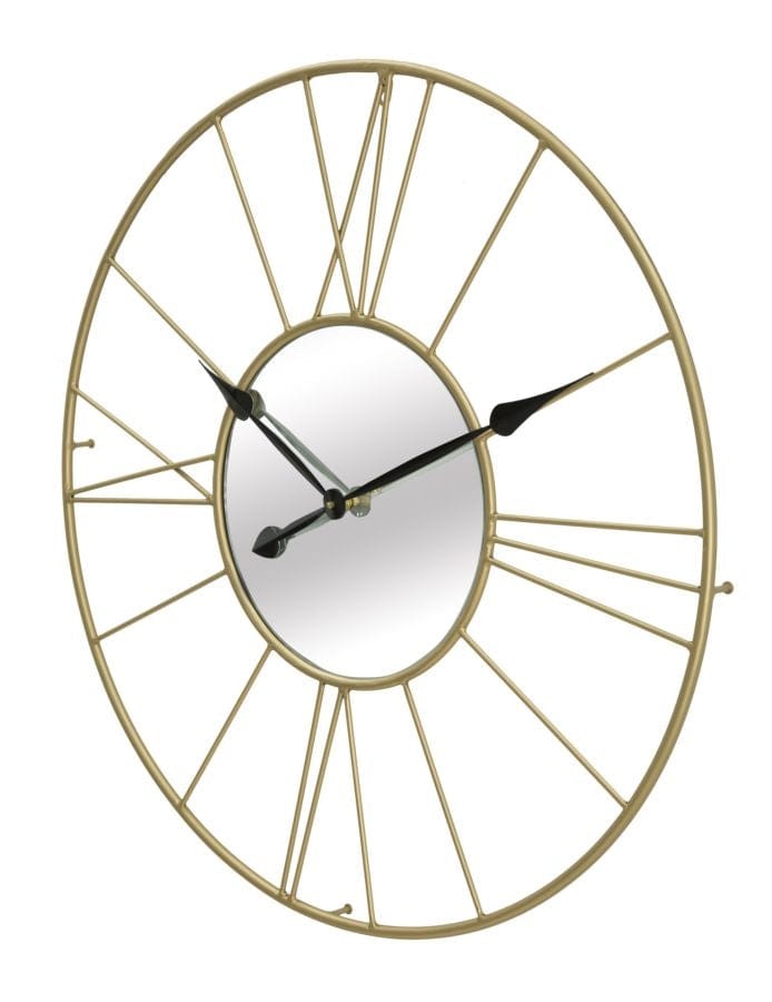 Ceas de perete Mirror Auriu, Ø 80 cm (2)