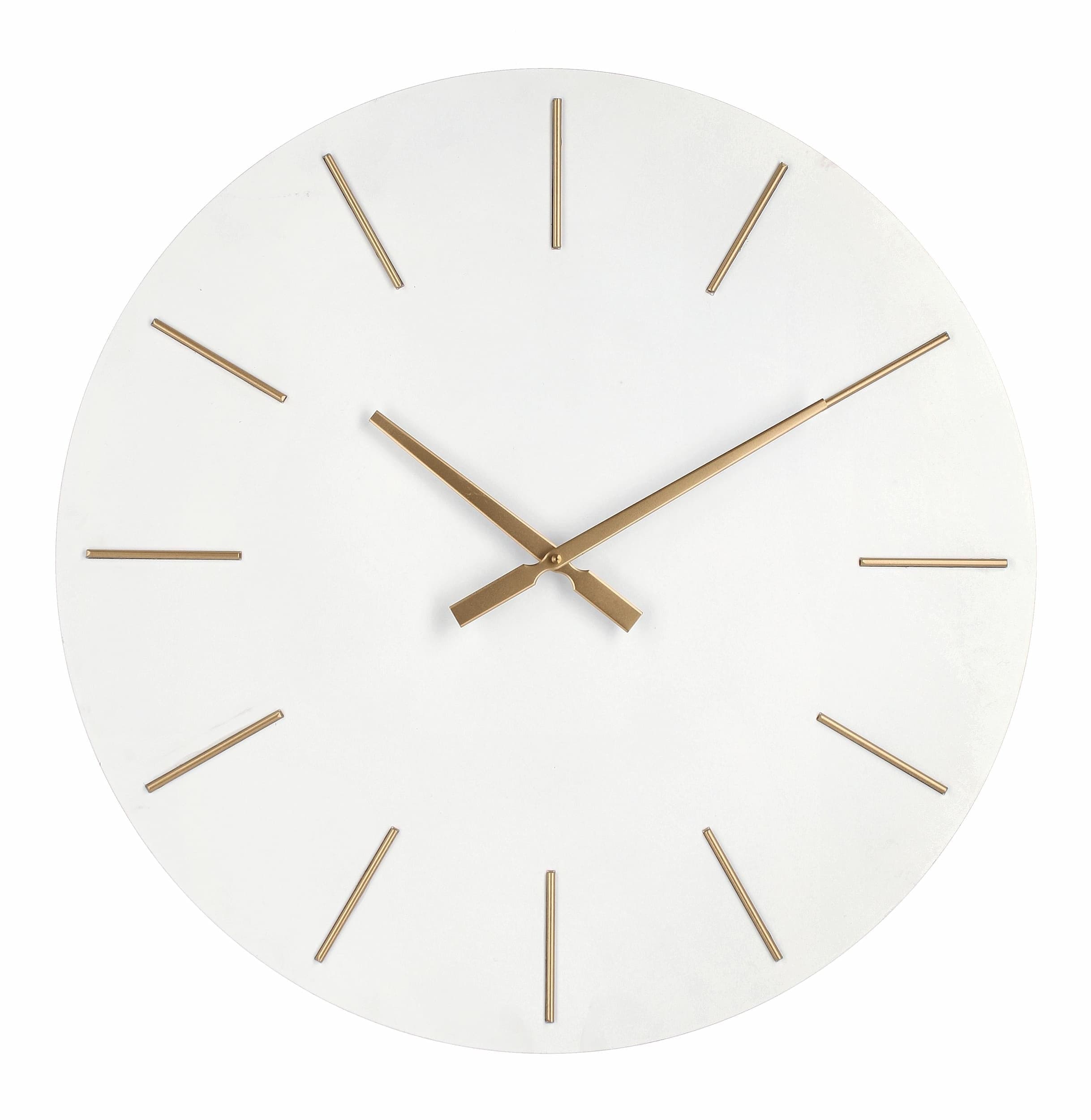 Ceas de perete Timeline D60 Auriu, Ø60 cm (3) & BIZZZT-CLOCK-TIMELINE-D60