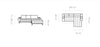 Coltar Nimbo Crown 01 Extensibil cu Arcuri Ondulate si Spuma Poliuretanica N30/N2444, Sezlong pe Stanga, Suprafata de Dormit 224x128 cm, tapitat cu Stofa Stain Protection, cu Lada de Depozitare, Perne Incluse, l282xA175xH86 cm - SomProduct Romania