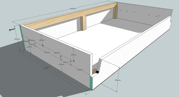 Coltar Pato Extensibil cu Arcuri Ondulate si Spuma Poliuretanica, Sezlong pe Stanga, Suprafata de Dormit 240 x 135 cm, cu Lada de Depozitare, Perne Incluse, l310xA185xH72 cm (5)