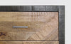 Comoda din lemn de mango si metal, cu 4 sertare Norwood Natural, l85xA35xH85 cm - SomProduct Romania