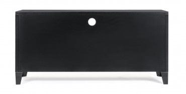 Comoda TV din metal, cu 2 usi, Cambridge Negru, l40xA120,5xH58,5 cm (10)