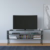 Comoda TV din pal si PVC, Ebuda Antracit, l120xA25xH46,6 cm - SomProduct Romania