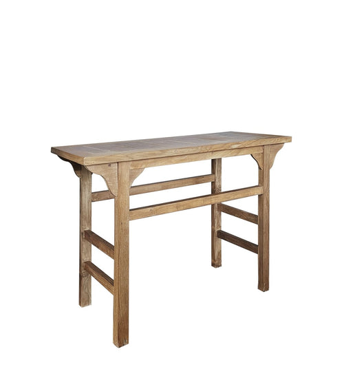 Consola din lemn, Teak Anne Natural, l120xA40xH80 cm