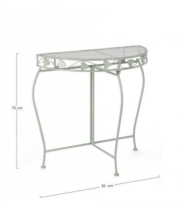 Consola din metal, Harriet Verde, l75xA36xH75 cm (7)