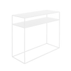 Consola din metal, Tensio 2 Alb, l100xA35xH75 cm