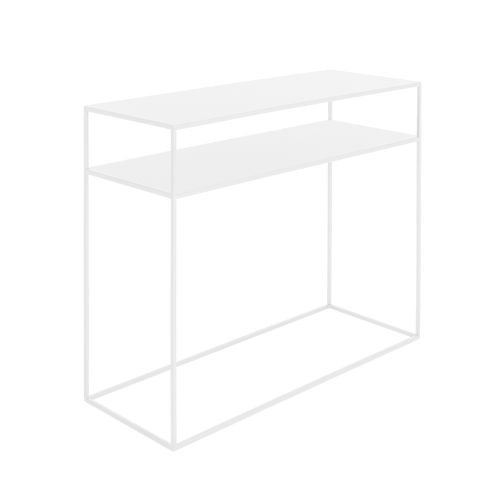 Consola din metal, Tensio 2 Alb, l100xA35xH75 cm