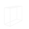 Consola din metal, Tensio Alb, l100xA35xH75 cm