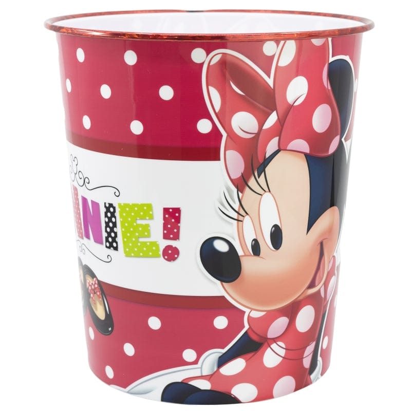 Cos de gunoi din plastic, Minnie Mouse Multicolor, Ø21xH22.5 cm