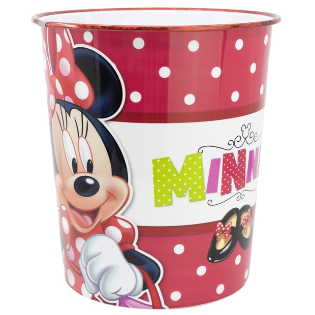 Cos de gunoi din plastic, Minnie Mouse Multicolor, Ø21xH22.5 cm (1)