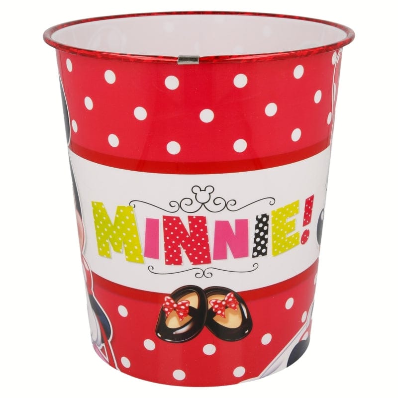 Cos de gunoi din plastic, Minnie Mouse Multicolor, Ø21xH22.5 cm (2)